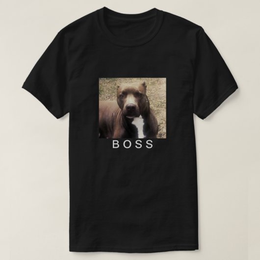 Der T - Shirt der Pitbull Haustier-Foto (Design vorne)