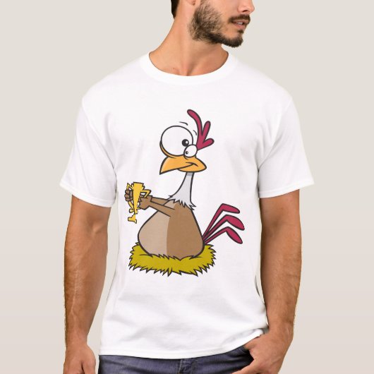 Der T - Shirt der Prize Huhn-Männer (Vorderseite)