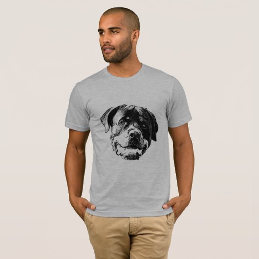 Der T - Shirt der Rottweiler Männer (Vorne ganz)