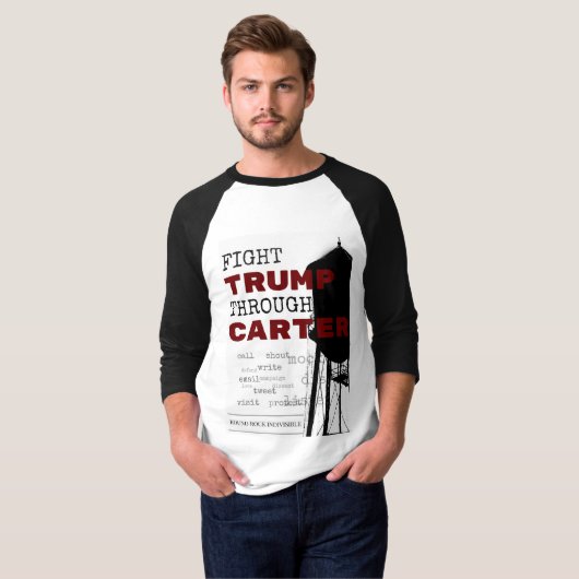 Der T - Shirt der runder Felsen-unteilbaren Männer (Vorne ganz)