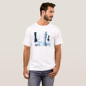 Der T - Shirt der Schach-Entwurfs-Männer (Vorne ganz)
