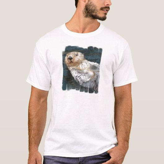Der T - Shirt der Seeotter-Männer (Vorderseite)