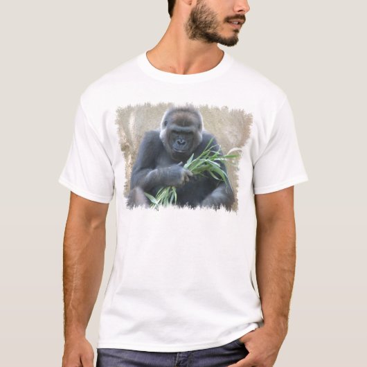 Der T - Shirt der Silverback-Gorilla-Männer (Vorderseite)