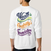 Der T - Shirt der Stiftung Wohlstand ist möglich (Rückseite)