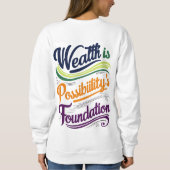 Der T - Shirt der Stiftung Wohlstand ist möglich (Rückseite)