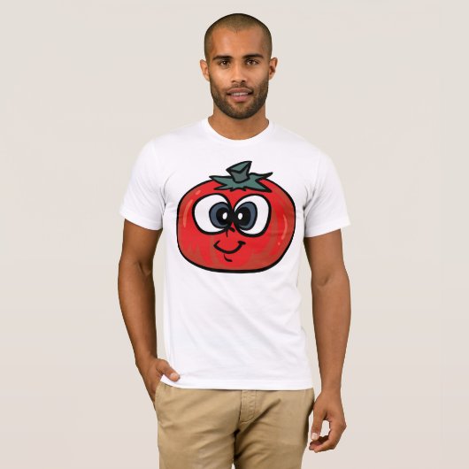 Der T - Shirt der Tomate-Gesichts-Männer (Vorne ganz)