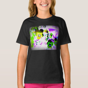 Der T - Shirt der Veilchen-Mädchen