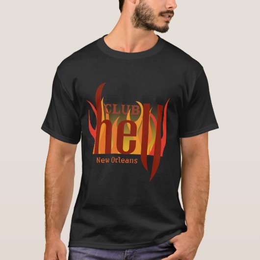 Der T - Shirt der Verein-Höllen-Männer (Vorderseite)