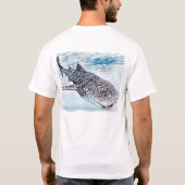 Der T - Shirt der Wal-Haifisch-Grafik-Männer (Rückseite)