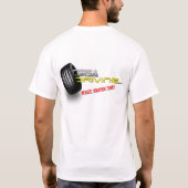 Der T - Shirt der wirklichen Auto-Männer (Rückseite)