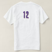 Der T - Shirt des American Football Helmet ist ind (Design Rückseite)