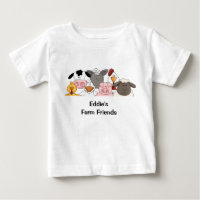 Der T - Shirt des Bauernhof-Freund-Kindes