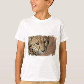 Der T - Shirt des Cheetah-Katzen-Kindes (Vorderseite)