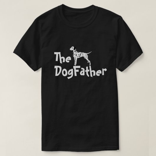Der T - Shirt des Hundes Vater-Dalmatiners (Design vorne)