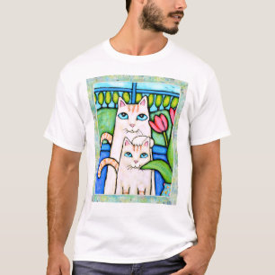 Der T - Shirt des Kitty-Katzen-Mädchens