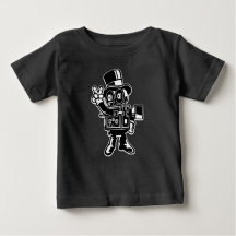 Der T - Shirt des klassischen Kameramann-Babys