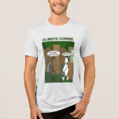 Der T - Shirt des Klimawandels für Männer in drei (Vorderseite)