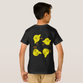 Der T - Shirt des Küken-Magnet-Kindes (Schwarz voll)