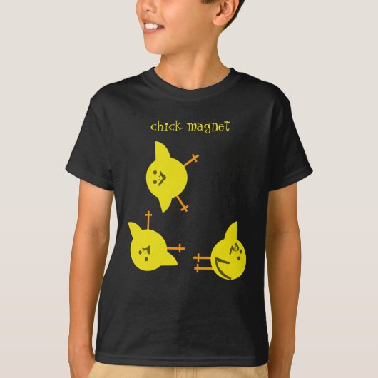 Der T - Shirt des Küken-Magnet-Kindes (Vorderseite)