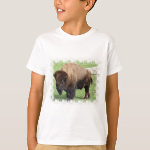Der T - Shirt des nordamerikanisches Bison-Kindes