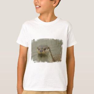 Der T - Shirt des riesiges Fluss-Otter-Kindes