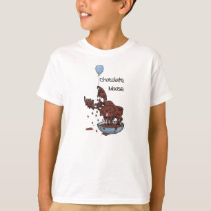 Der T - Shirt des Spaß-Kindes, Schokoladen-Elch