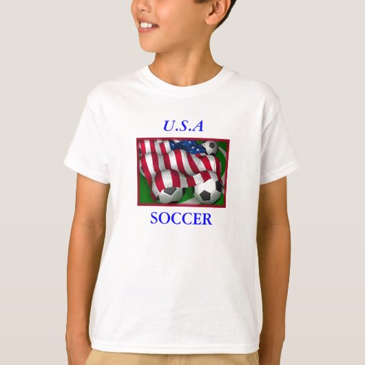 Der T - Shirt des USA-Fußball-Kindes (Vorderseite)