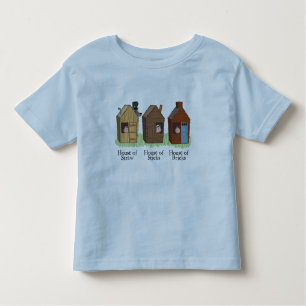 Der T - Shirt drei kleine Schwein-Kinder