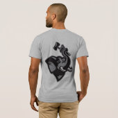 Der T - Shirt-Entwurf 1 der Männer T-Shirt (Schwarz voll)