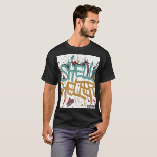 **Der T - Shirt-Entwurf enthält den Satz "Muschel T-Shirt