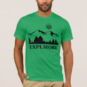 Der T - Shirt EXPLMORE Männer (Vorderseite)