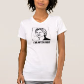 Der T - Shirt Frau Hillary Clinton (Vorderseite)
