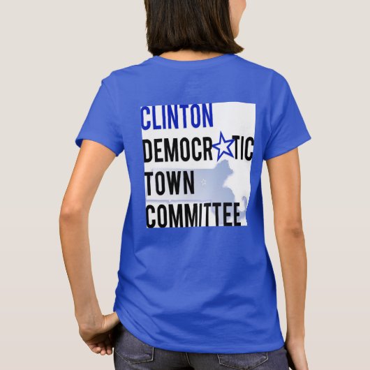 Der T - Shirt Frauen Clintons DTC - Wahl 2 (Rückseite)