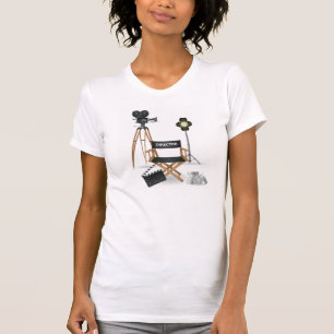 Der T - Shirt Frauen Film-Direktorn-Set