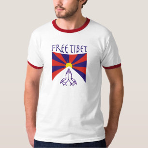 Der T - Shirt freier Tibet-Männer