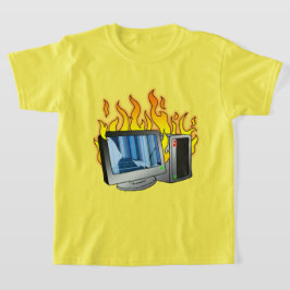 Der T - Shirt für Computer-Feuerkids