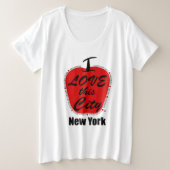 Der T - Shirt für Frauen mit Plus-Größe (Design vorne)