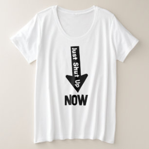 Der T - Shirt für Frauen mit Plus-Größe