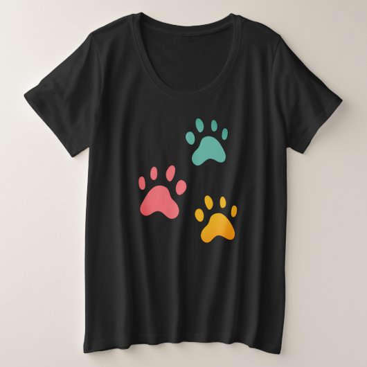 Der T - Shirt für Frauen mit Plus-Größe (Design vorne)