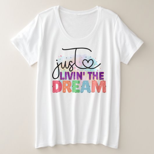Der T - Shirt für Frauen mit Plus-Größe (Design vorne)