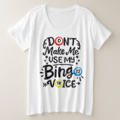 Der T - Shirt für Frauen mit Plus-Größe (Design vorne)