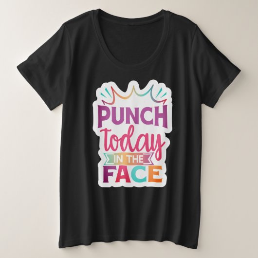 Der T - Shirt für Frauen mit Plus-Größe (Design vorne)