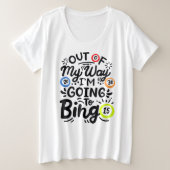 Der T - Shirt für Frauen mit Plus-Größe (Design vorne)