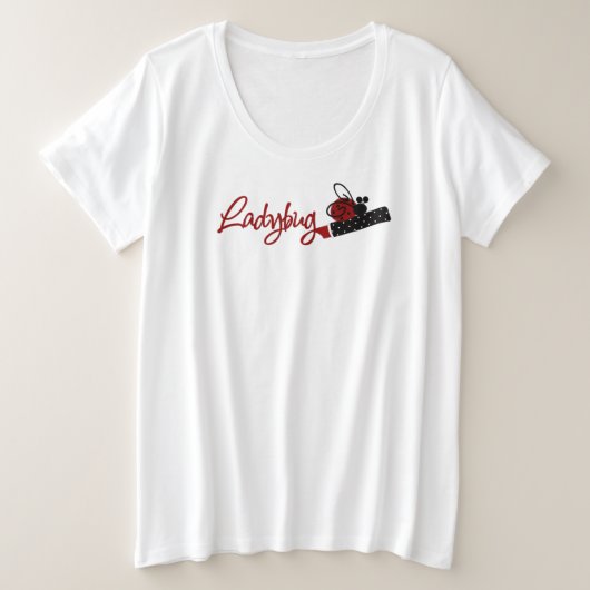 Der T - Shirt für Frauen mit Plus-Größe (Design vorne)