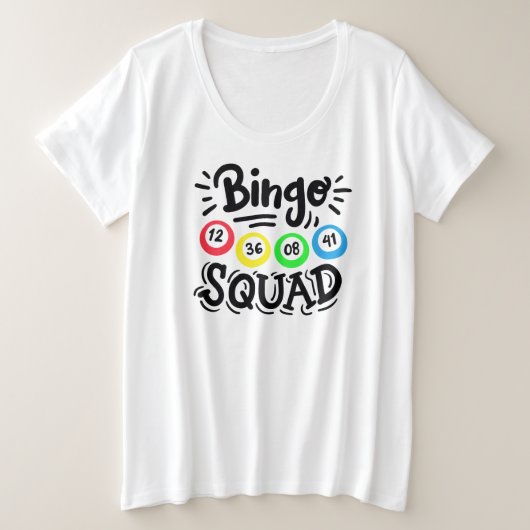 Der T - Shirt für Frauen mit Plus-Größe (Design vorne)