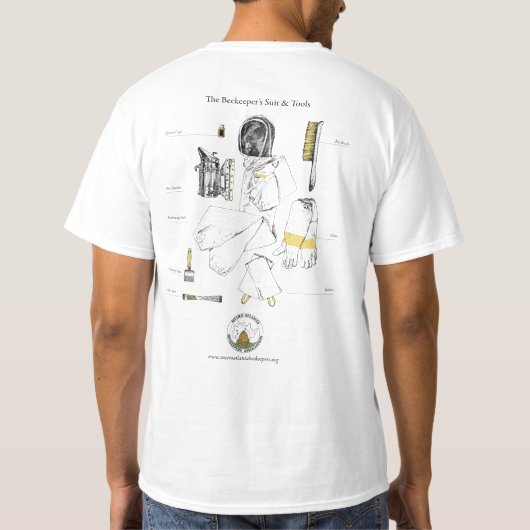 Der T - Shirt grundlegender Männer MABAS (Rückseite)