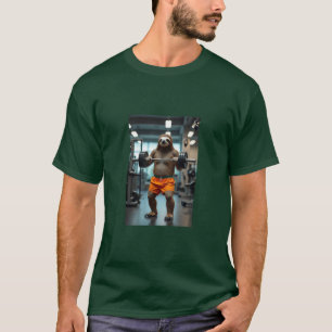Der T - Shirt im Fitnessraum lädt zum Verweilen ei