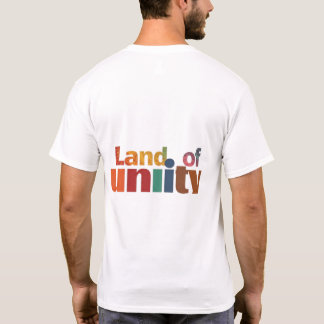 Der T - Shirt "Land der Einheit" der Männer: Div f
