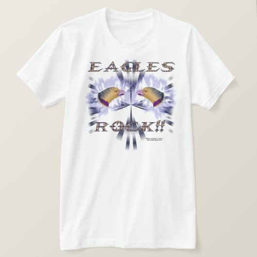 Der T - Shirt Männer der Eagles-Felsen-II (Design vorne)