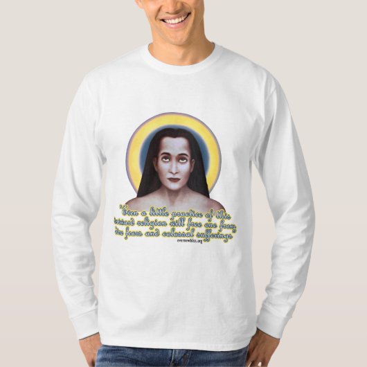 Der T - Shirt MB01 Babaji Männer (Vorderseite)